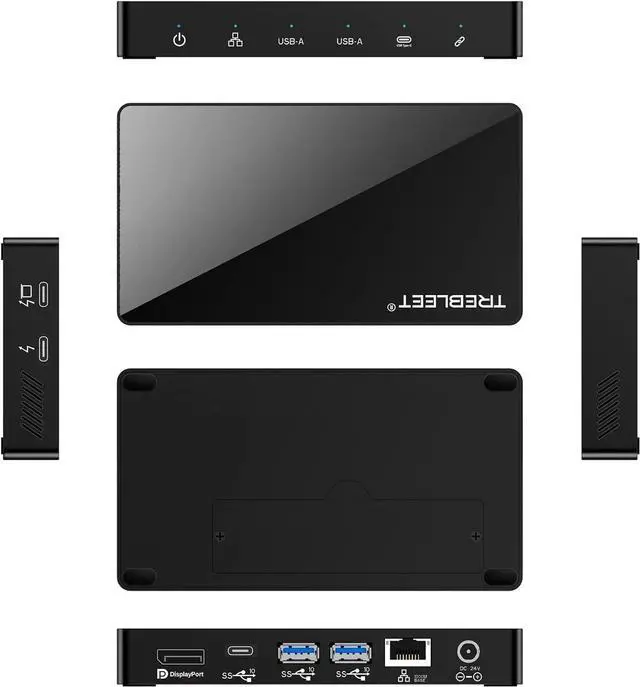 Alt view image 4 of 5 - Mini Dock Station, 8 in 1 USB4 Hub and SSD Enclosure, Compatible with Thunderbolt 3, Thunderbolt 4, 40Gbps to NVME M.2 2280 Hard Drive, 60W PD Charging for Mac Book and Windows OS