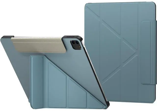 Main image of SWITCHEASY Origami iPad Case for 2024-2025 iPad Air 11 (M2/M3)/ iPad Pro 11" 2022-2018 & Air 10.9" 2022-2020 with Multi-Angle Stand - Exquisite Blue