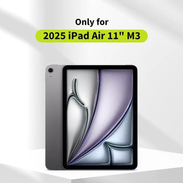 Alt view image 2 of 5 - SWITCHEASY Origami iPad Case for 2024-2025 iPad Air 11 (M2/M3)/ iPad Pro 11" 2022-2018 & Air 10.9" 2022-2020 with Multi-Angle Stand - Exquisite Blue