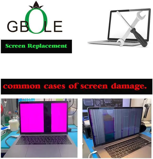 Alt view image 2 of 5 - GBOLE Screen Replacement for MacBook Pro Retina 13.3 A1989 A2159 A2289 2020 Year Full LCD Display Screen Assembly EMC 3456 MXK32LL/A MXK52LL/A MXK62LL/A MXK72LL/A 2560x1600 (Space Grey)