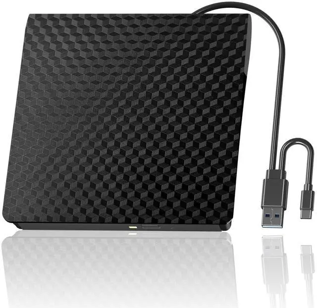 Main image of External Blueray/DVD Drive for PC, Support 50G Disc External Blu Ray Drive, Portable USB 3.0 and Type-C Bluray Drives, Blu Ray Burner Suitable for Windows XP/7/8/10/11 MacOS for Laptop, Desktop, Mac