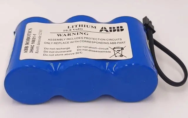 Alt view image 3 of 5 - zoyfayl 3HAC16831-1 10.8V 1700mAh ABB Battery for ABB Robotics CPU 3HAC16831-1 Battery (1 Pack)