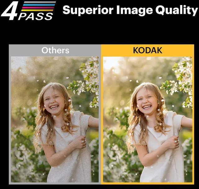 Alt view image 5 of 5 - KODAK Mini 2 ERA 4PASS Portable Photo Printer (Yellow, Printer + 8 Sheets)