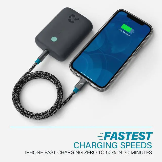 Alt view image 2 of 5 - Nimble USB C to Lightning Cable 3M/10FT [Apple MFi Certified] iPhone Cable Type C iPhone Charger Fast Charging Compatible with iPhone 14 13 12 11 Pro Max X XR 8 7 6Plus SE iPad Airpod
