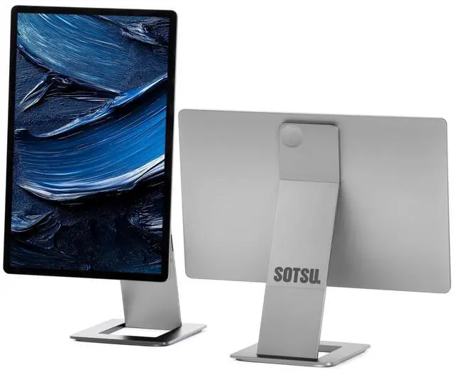 Alt view image 2 of 5 - SOTSU FlipAction Pro 16" Gen2 Premium Portable Monitor | Super Compact | Pivot Rotate | 2560x1600 DCI P3 | 120Hz | 400 Nits | Full Metal CNC | Perfect Match for Mac and Windows (Metallic Gray)
