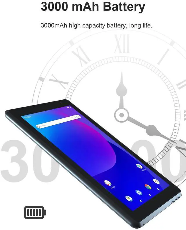 Alt view image 3 of 5 - ATOZEE Android Tablet, 7 Inch Tablets, Quad-Core 1.5GHz Processor, 32GB Storage, 4GB RAM, Dual Camera,1024 x 600 IPS HD Display Screen,1024GB Expand, WiFi-6 BT Black 7" Tablet.