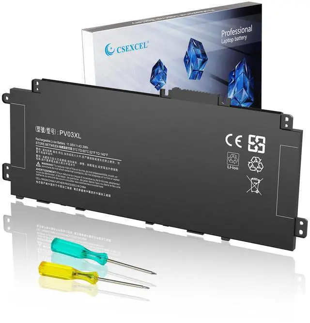 Main image of CSEXCEL PV03XL HSTNN-LB8S Laptop Battery Compatible with HP Pavilion x360 13-BB 13-BB0000 14-DV 14-DK 14-DW 14M-DW 14-dv0xxx 14m-dw0xxx 14M-DW0023DX L83393-005 Series L83388-421 M01144-005 L83393-005