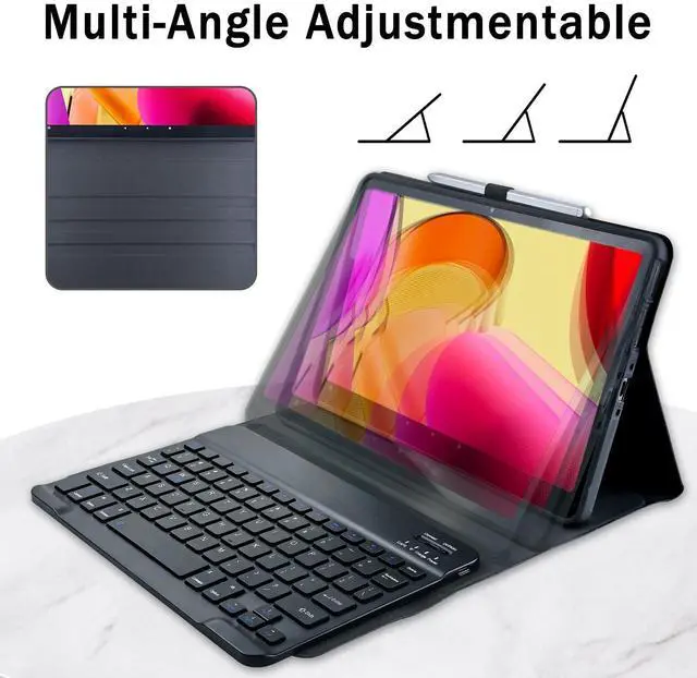 Alt view image 4 of 5 - XCHYTECHER Keyboard Case for Amazon Fire Max 11 11.0-inch (13th Generation,2023 Release),Detachable Type-C Charging Port Keyboard Magnetic Case with Pen Holder fit Max 11 Tablet (Black+Black)