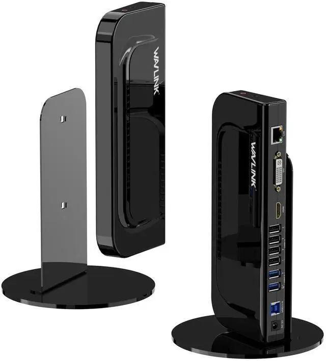 Main image of Docking Station Dual Monitor, WAVLINK 13-in-1 USB C Docking Station for M1/M2 Mac, Windows, Thunderbolt 3&4, USB4 (Dual Video: HDMI and DVI/VGA/HDMI, Gigabit Ethernet, Audio, Mic, 6 USB Ports)