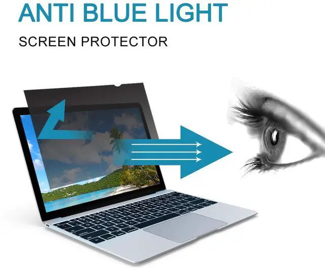 Alt view image 3 of 5 - TomDetm 11.6 Inch Privacy Screen for Laptop Eye Protection Anti Glare Blue Light Laptop Privacy Shield Screen 11.6 Inch 16:9 Aspect Ratio