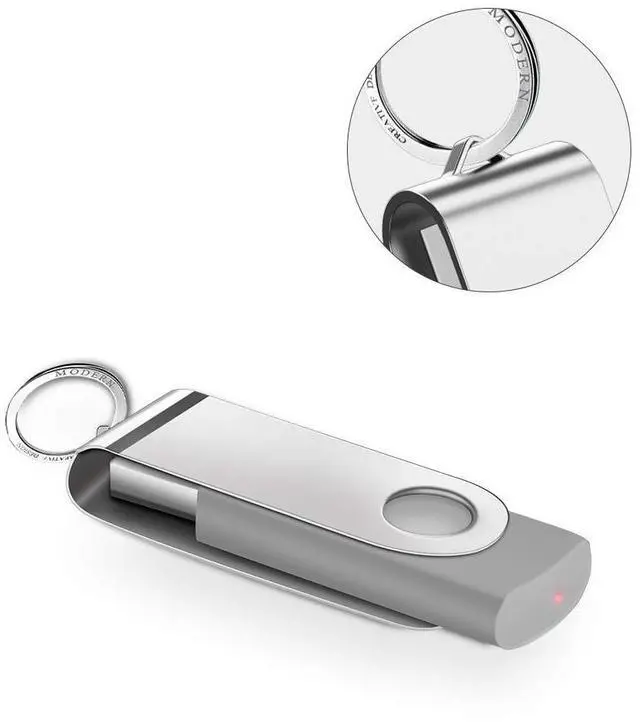 Alt view image 5 of 5 - 2GB Flash Drive, SRVR Thumb Drives 20 Pack, 2 Gig USB Drive with Lanyards Metal Swivel 2GB USB Memory Stick Pen Drive with LED Indicator(20 Mixed Color)