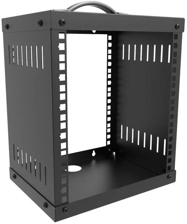 Main image of QiaoYoubang 6U Small Network Cabinet-10 inch Server Rack for 10 Server, Network, Audio and Video Equipments at Home or Office (6U)