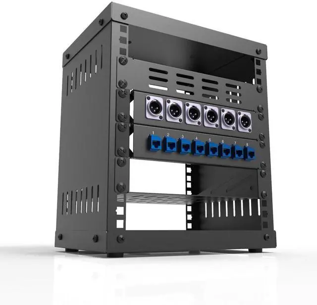 Alt view image 2 of 5 - QiaoYoubang 6U Small Network Cabinet-10 inch Server Rack for 10 Server, Network, Audio and Video Equipments at Home or Office (6U)