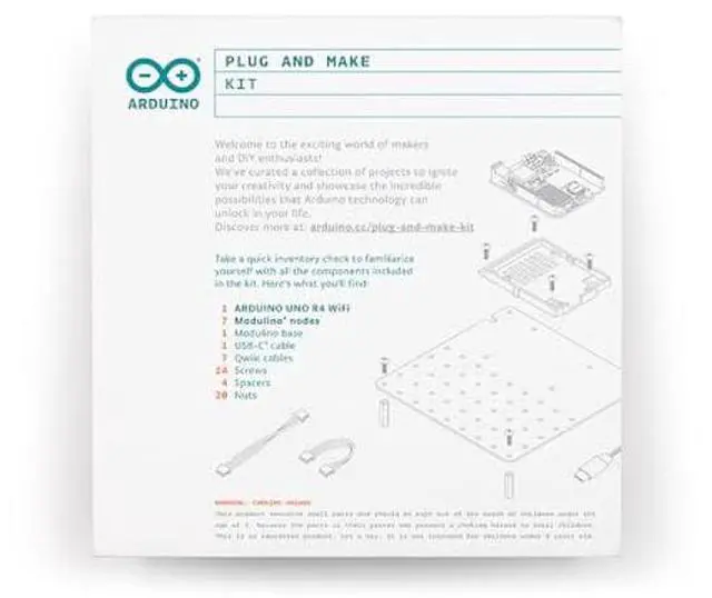 Alt view image 4 of 5 - Official Arduino Plug and Make Kit [AKX00069]  Ultimate Starter Kit for Beginners | Build Connected Projects Easily | Fun & Educational Technology Kit for Learning Electronics & Coding