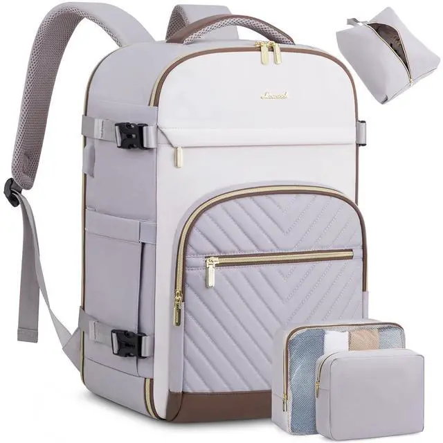 Main image of LOVEVOOK Travel Backpack for Women,50L Carry On Backpack for Airplanes,18 Inch Laptop Personal Item Travel Bag,TSA Approved Carry On Luggage,Waterproof Weekender Business Hiking Bag