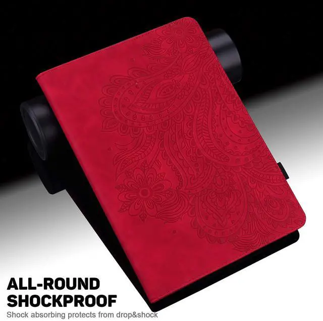 Alt view image 3 of 5 - ALILANG for Amazon Kindle Fire Max 11 Case (13th Gen, 2023 Release) 11" with Stylus, Multi-View PU Leather Flip Stand Cover with Pen Holder for Fire Max 11 2023 Tablet Cases -Red