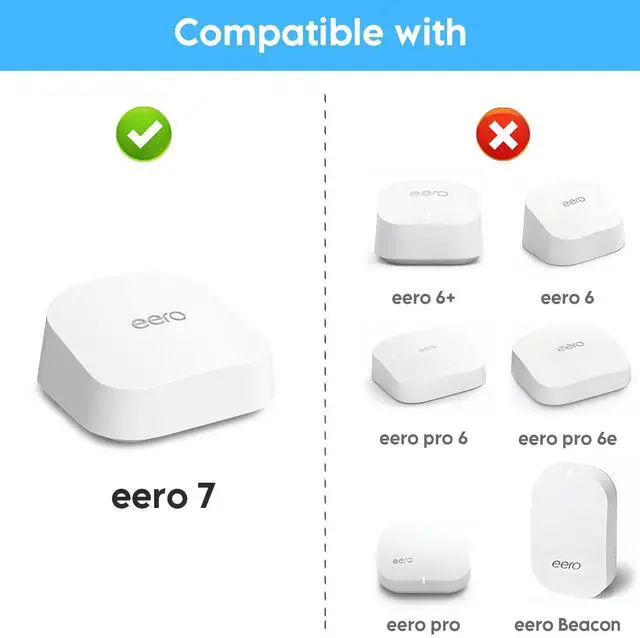 Alt view image 3 of 5 - Wall Mount Holder for eero 7 Mesh Router & Extender  Secure Mounting Bracket with Cable Management for Dual-Band Wi-Fi 7 Routers & Smart Home Systems  Effortless Installation, Space-Saving (3 Pack)
