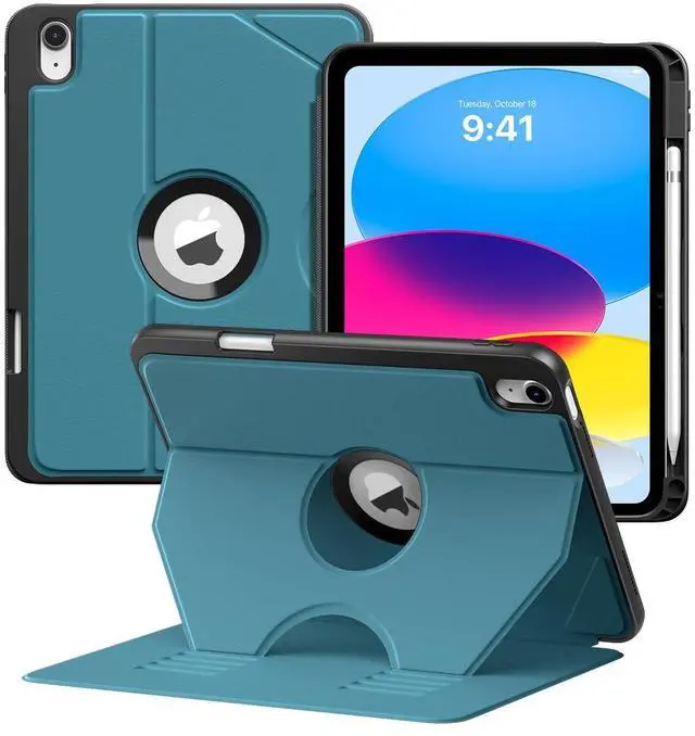 Main image of TiMOVO Case for iPad (A16) 11th Generation 11 Inch 2025, iPad 10th Generation Case 10.9 Inch 2022, Adjustable Multiple Viewing Angles Protective Cover with Pencil Holder, Auto Wake/Sleep, Dusty Blue