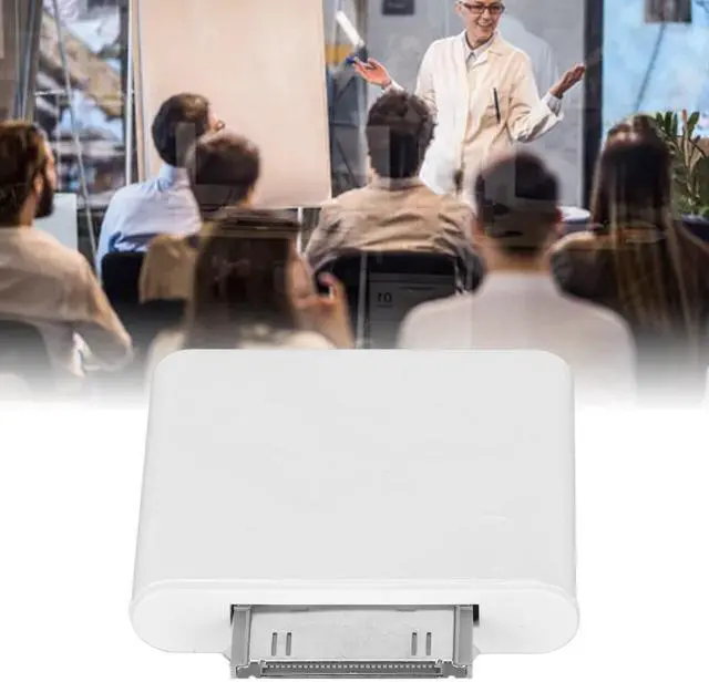 Alt view image 4 of 5 - VBESTLIFE 30 Pin Bluetooth Adapter Receiver, Bluetooth Transmitter Plug and Play & Automatic Compatible with iOS Pod and Other 30 Pin Dock Speakers (White)
