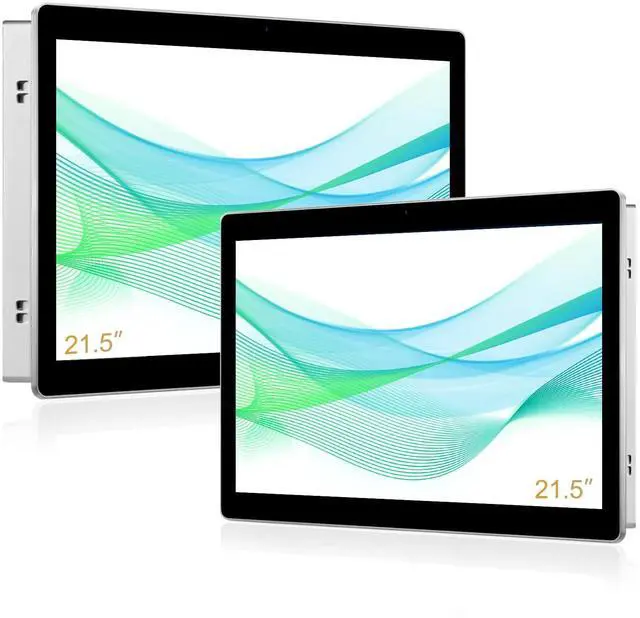 Main image of Senisway 21.5 inch Aluminum Flat Embedded Industrial Touch Screen Monitor,HDMI/VGA/DVI Interface, Capacitive Touch Screen Monitor Supports 10 Points Touch,1920 x 1080 @ 60Hz