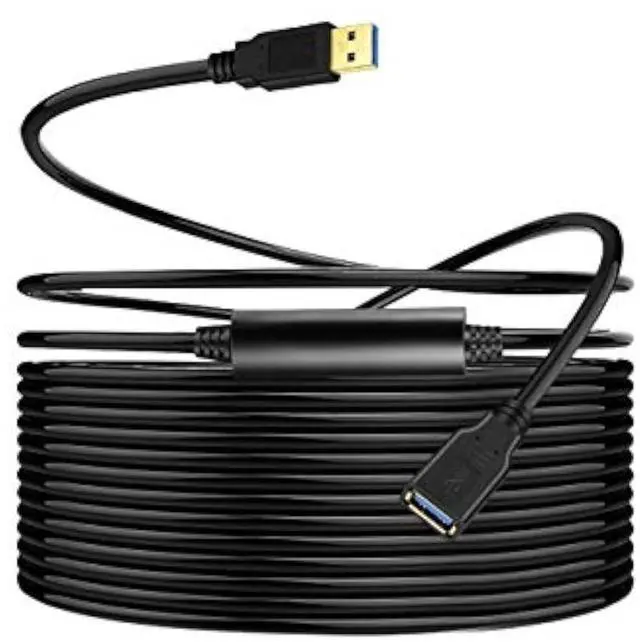 Main image of cablecc 8m USB 3.0 Male to Female Extension GL3523 Repeater Cable for Laptop PC & Hard Disk Drive