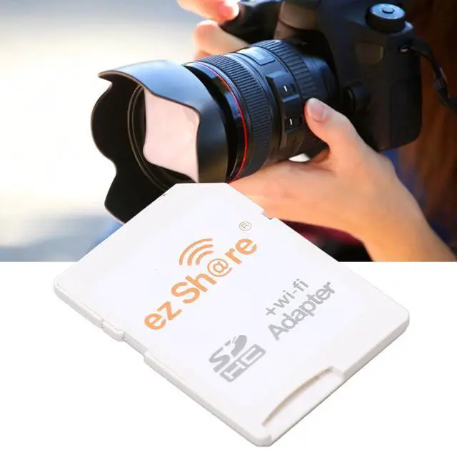 Alt view image 2 of 5 - TF Card to SD Card Adapter, Camera Memory Card Reader Adapter, WiFi SD Adapter for Camera Photos to Mobile Tablets Wirelessly,for JPG, PNG, BMP for MP4, AVI, MOV.