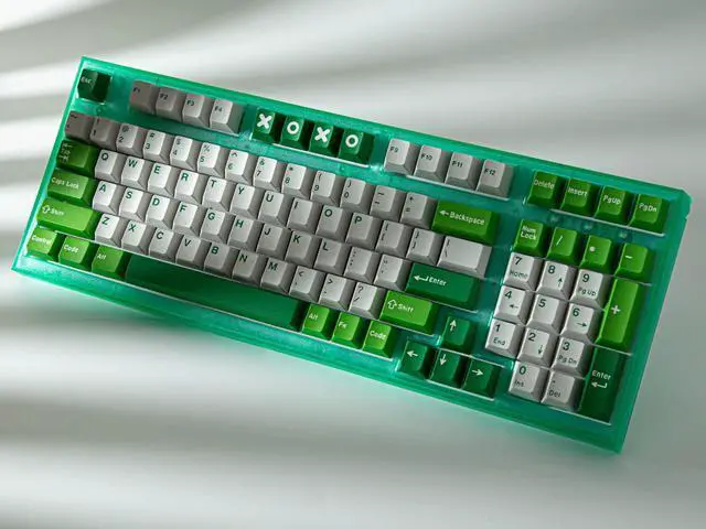 Alt view image 5 of 5 - Custom Keycaps Cherry Profile 172 Keys Kit - ABS Double-Shot Keycap for ANSI & ISO Layout Mechanical Keyboards - Compatible with 60%, 65%, 75%, 80%, 100% Keyboards (Typewriter)