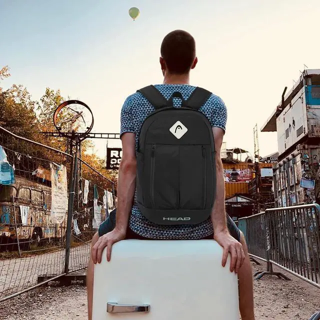 Alt view image 2 of 5 - HEAD 30L Waterproof Travel Backpack for Men, 15.6 inch Laptop Backpack, Casual Daypack Backpacks for Sport Gym/Workout/College