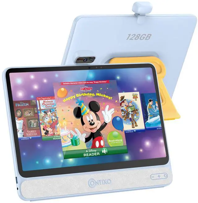 Main image of Contixo Kids Tablets - A3 Educational Learning Kids Tablet, 15.6 Inch HD Touch Screen, Android, 8GB 128GB, WiFi, Featuring 80 Disney eBooks Videos, 13MP Dual Camera, Wi-Fi, BT, Octcore Tablet