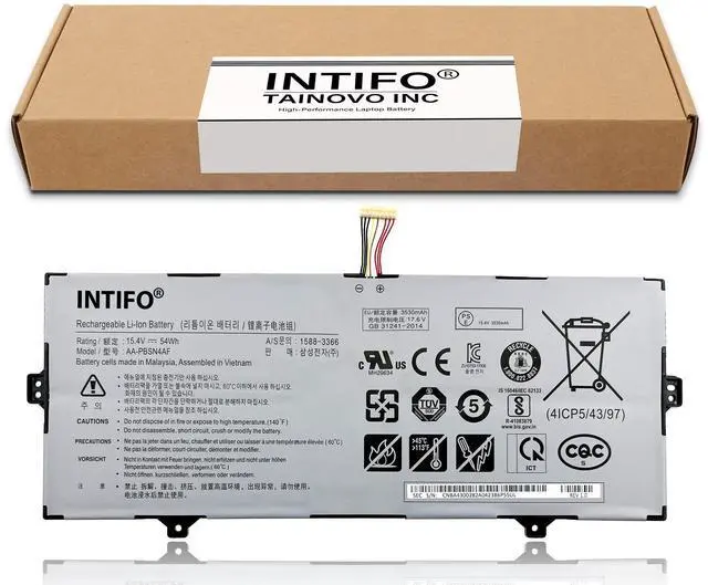 Alt view image 2 of 5 - INTIFO 54Wh AA-PBSN4AF Laptop Battery Compatible with Samsung Galaxy Book Flex Alpha NP730QCJ-K01US K02US Flex2 Alpha NP730QDA-KA1US KB1US Notebook 9 Pen NP930SBE-K01US NT930SBE-K38A K58F KT2W