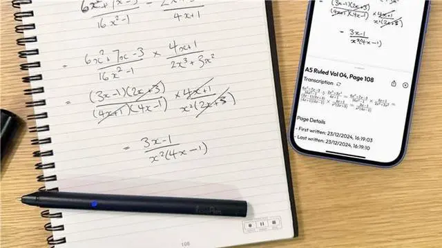 Alt view image 4 of 5 - Livescribe LivePen Starter Set | Sync Real Ink and Paper Notes to Phone, Web, Tablet, Desktop, Laptop | Record Audio Synced to Notes | Includes Smart Pen and A5 Journal Notebooks (4-Pack) | APNX-70103