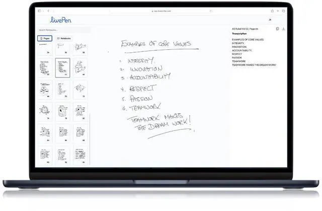 Alt view image 5 of 5 - Livescribe LivePen Starter Set | Sync Real Ink and Paper Notes to Phone, Web, Tablet, Desktop, Laptop | Record Audio Synced to Notes | Includes Smart Pen and A5 Journal Notebooks (4-Pack) | APNX-70103