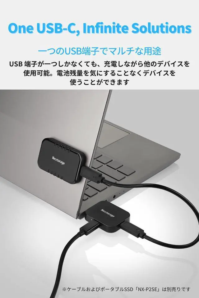 Alt view image 4 of 5 - Nextorage PD & DP USB-C Adapter Compatible with Smartphones, Tablets, Laptop, Desktop PC, and More. USB C Hub Power Delivery 100W Pass-Through Charging USB Type-C DisplayPort NX-PDPA1