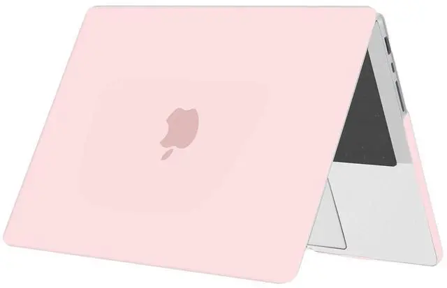 Alt view image 4 of 5 - Se7enline Compatible with 2021-2024 MacBook Pro 14 inch Case Hard Shell Cover for 14-inch A2442 A2779 A2918 A2992 A3112 A3401 M4 M3 M2 M1&Keyboard Skin &Screen Protector &Dust Plug,Chalk Pink