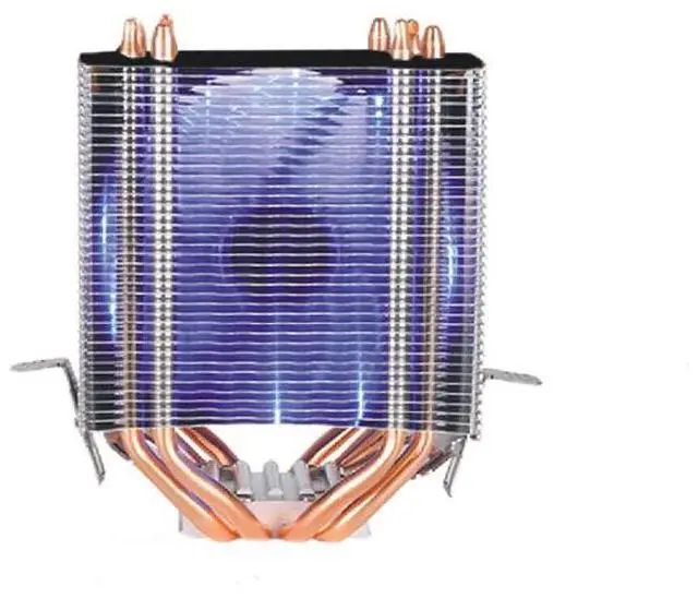 Alt view image 3 of 5 - CPU Cooler LED Fan CPU Cooler Dual Fan PC Heatsink, Outstanding Cooling Performance