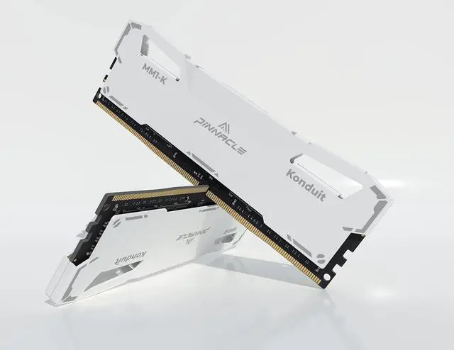 Alt view image 4 of 5 - Timetec Pinnacle Konduit 32GB KIT(2x16GB) DDR4 3200MHz PC4-25600 CL16-18-18-38 XMP2.0 Overclocking 1.35V Dual Rank Compatible for AMD and Intel Desktop Gaming PC Memory Module - White