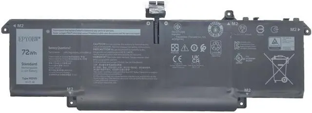 Main image of EPYOBW P83V9 Laptop Battery 72Wh 4442mAh 4-Cell 15.4V Compatible with Dell Precision 5470 5480 5490 Series CDTT2 41CP8/61/60
