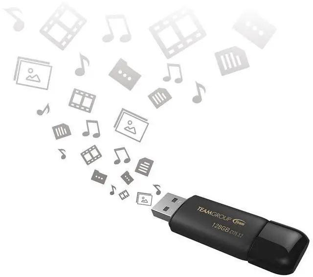 Alt view image 5 of 5 - TEAMGROUP C175 1TB USB 3.2 Gen 1 (USB 3.1/3.0) Read 100MB/s Flash Thumb Drive, External Data Storage Memory Stick Compatible with Computer/Laptop Matte Black TC17531TBB01