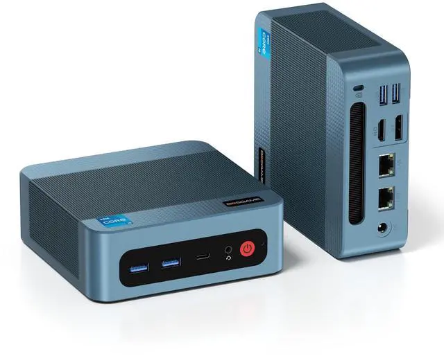 Main image of BOSGAME P2 Neo Mini PC, Intel Core i5 12450H Mini Computers 16GB DDR4 512GB SSD, Dual LAN, Triple Display Office Desktops PC, USB-C/HDMI/DP, Wi-Fi 6, BT 5.2