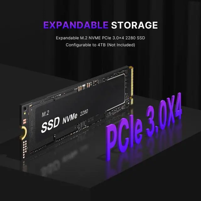 Alt view image 5 of 5 - BOSGAME P2 Neo Mini PC, Intel Core i5 12450H Mini Computers 16GB DDR4 512GB SSD, Dual LAN, Triple Display Office Desktops PC, USB-C/HDMI/DP, Wi-Fi 6, BT 5.2