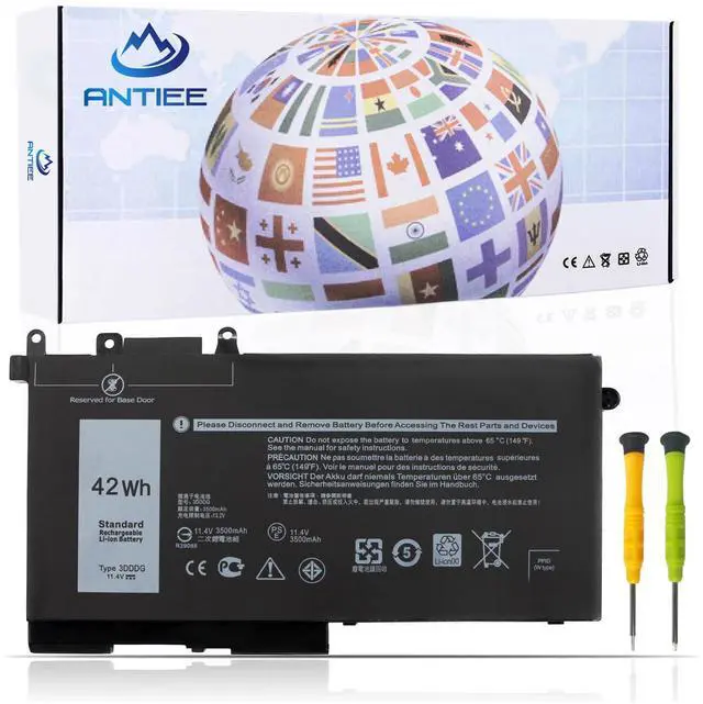 Main image of 42Wh 3DDDG Laptop Battery for Dell Latitude 5280 5288 5290 5480 5488 5490 5491 5495 5580 5590 E5280 E5480 E5580 E5490 E5590 Precision 3520 3530 Series 3VC9Y 049XH 45N3J 080JT9 RRJDX 11.4V 3Cell