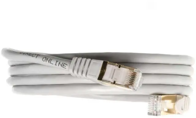 Alt view image 4 of 5 - Cables Direct Online 100FT S/FTP Cat7 Copper Network Ethernet Patch Cable, Internet Wire, Compatible with PC, Laptop, Modem, Router, TVs, Printer Cord, Consoles for Home and Office (100ft, Gray)