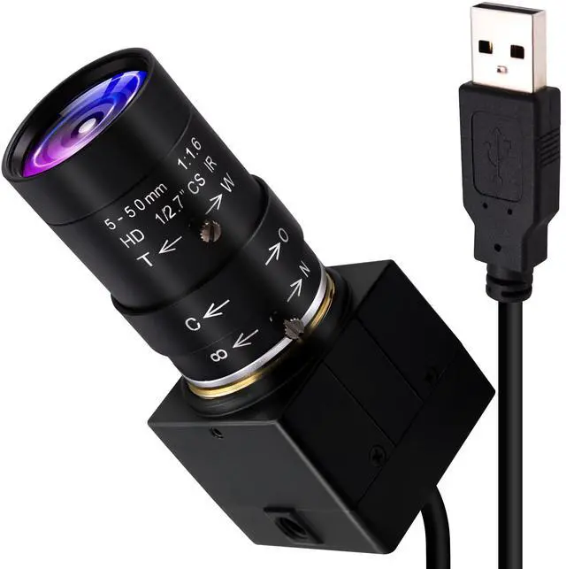 Main image of ALPCAM USB Camera 1080P 5-50mm Zoom Lens Camera,High Speed Camera USB 100fps Webcam for 3D Printer Camera Video Conference Camera Robot,2MP Plug and Play Webcam for Android Windows Mac