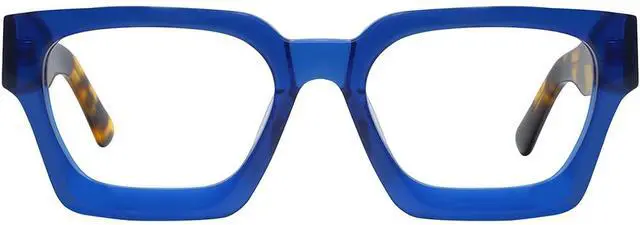 Main image of Blue Light Glasses - 98%+UV400 Filter,Acetate Preppy Rectangle Frame for Work/Gaming
