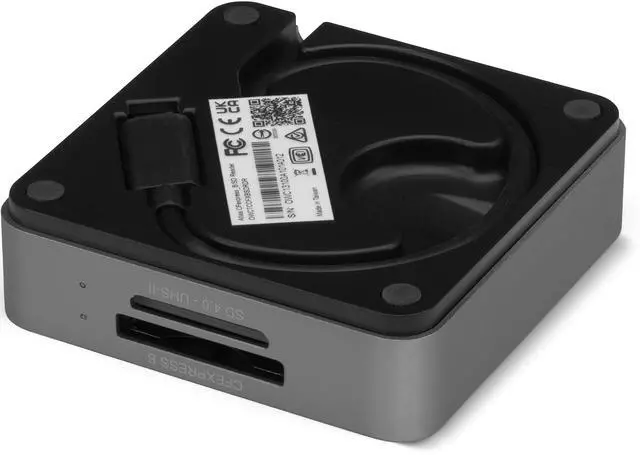 Alt view image 4 of 5 - OWC Atlas Dual CFexpress Type B & SDXC UHS-II Card Reader - Bus Powered by USB-C - Compatible with Mac/Windows/iPad/Chrome OS