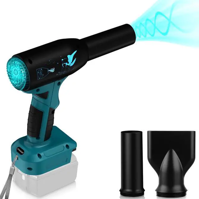 Main image of Jet Dry Mini Blower Fit for Makita 18V Battery- Super Jet Fan Blower 400g Wind Speed - 500W Compressed Air Duster Can - Rechargeable Air Compressed- Dry Duster with 3 Adjustable Speeds