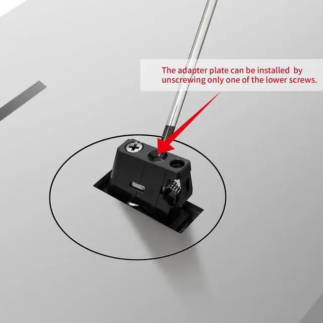 Alt view image 3 of 5 - Wall Mount VESA Adapter Bracket Compatible with HP Z G3 Monitor (Z24f, Z24m, Z24n, Z24q, Z24u, Z25xs, Z27k, Z27q, Z27xs) - 75x75 100x100mm Black