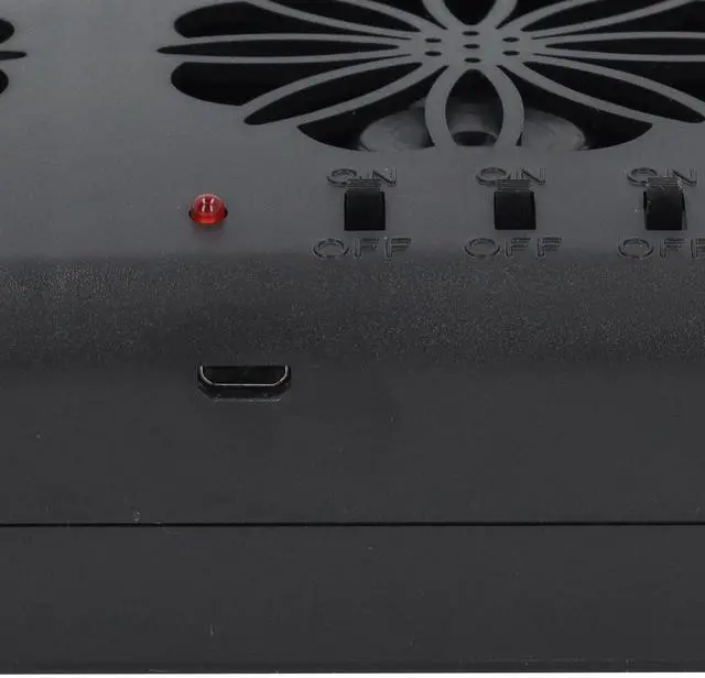 Alt view image 3 of 5 - CHEOTIME USB Powered 3 Fans, Car Front Window/Rear Window Vent Exhaust Fan Car Radiator Vent with Ventilation Black