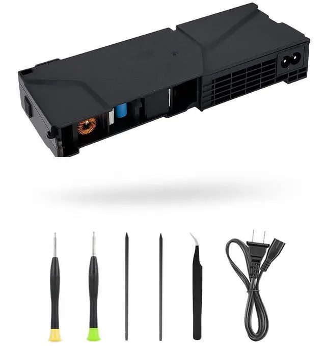 Main image of LHM for PS4 Power Supply Replacement ADP-240CR with Power Cord, for CUH-11xx Series Host Source Replacement(4 pin) with Repair Tools and Manual