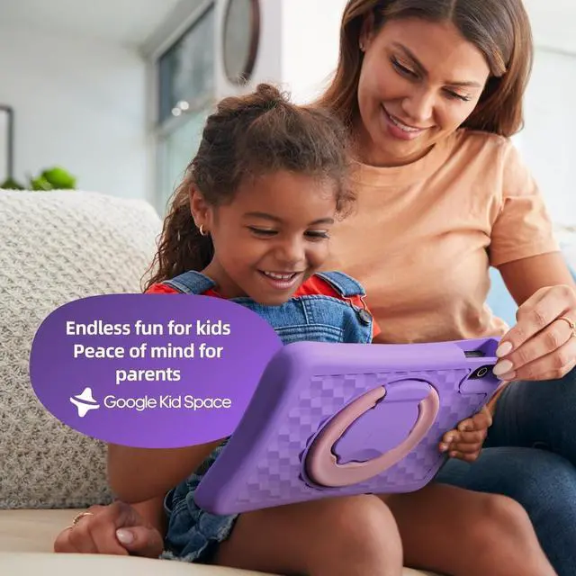 Alt view image 2 of 5 - plimpton 2025 Upgraded Kids Tablet, 10 Inch Android 15 Tablet for Kids with Case Included, Octa-Core, Google Kids Space, Parental Control, 4GB+64GB, WiFi, BT5.3, YouTube, Gift for Toddler